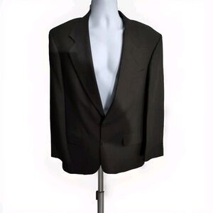 OSCAR de la RENTA Grey Blazer Size 40S Houndstooth Sport Coat 911‎